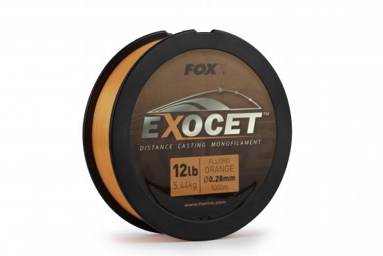 Fox Exocet Fluoro Orange Mono 1000m - Stärke | Tragkraft: 0,26mm | 4,9Kg